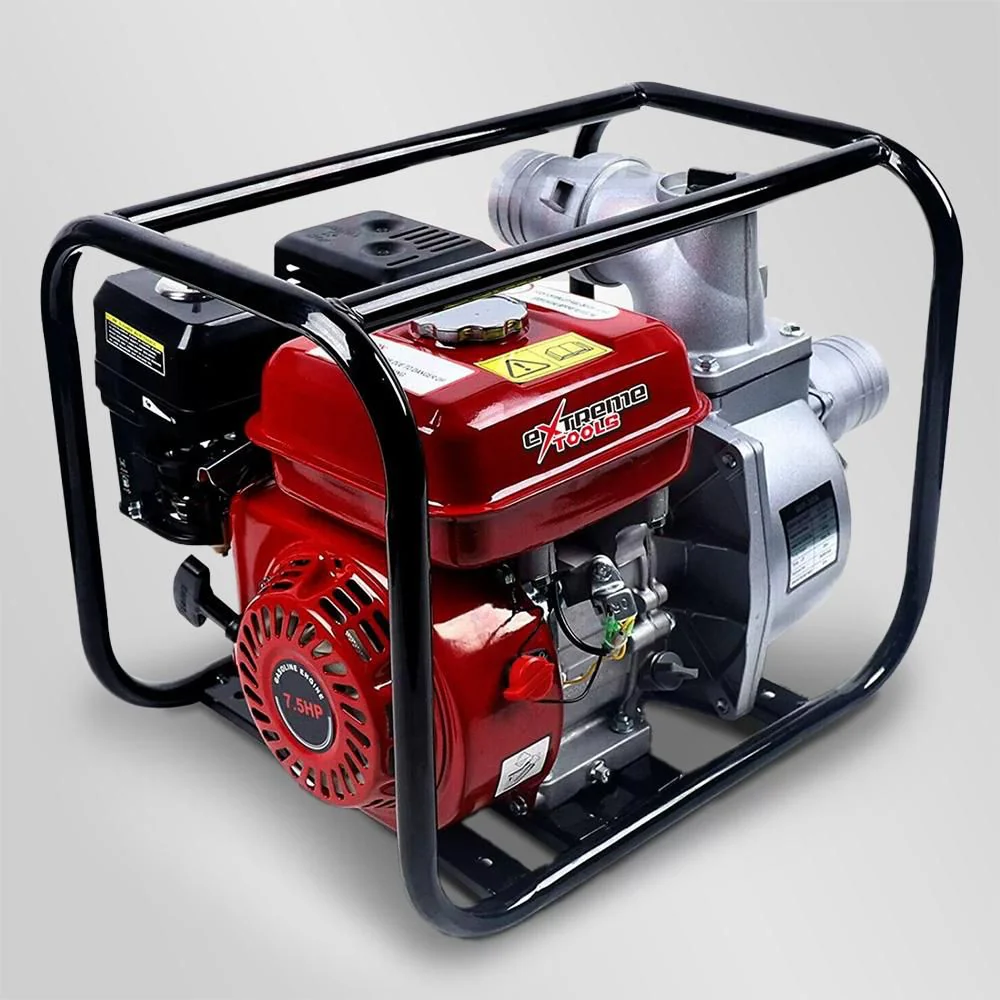 Bomba de agua termal 60m3/h Motobomba gasolina 7,5cv 4T - Imagen 2